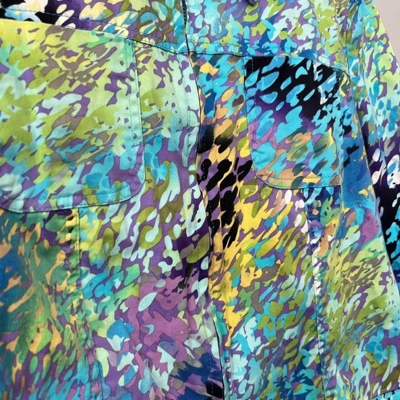 Erin London Zipper Blazer Jacket | Multicolour | Size Medium - Picture 4 of 8